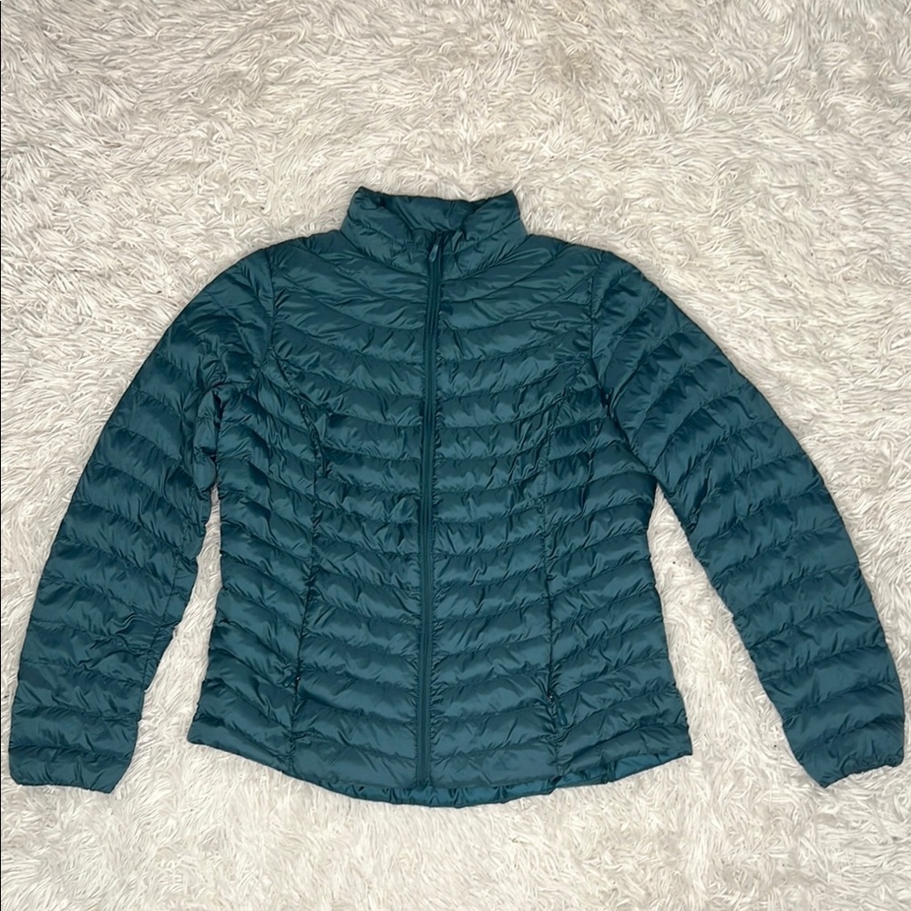 32 Degrees Green Puffer Jacket Lightweight Quilted